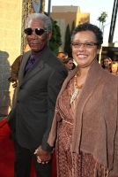Morgan Freeman y su ahora ex esposa Myrna